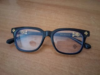 Occhiali Chrome Hearts Neri e Oro
