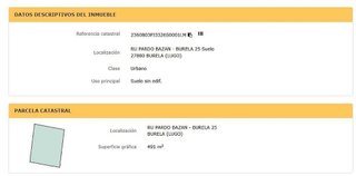 Terreno en venta en Burela