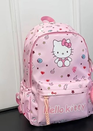 Mochila Hello Kitty Rosa Niña