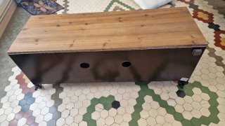 Mueble TV/Auxiliar Metal y Madera
