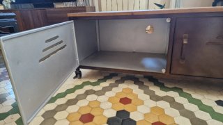 Mueble TV/Auxiliar Metal y Madera