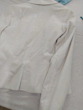 Chaqueta de pana beige
