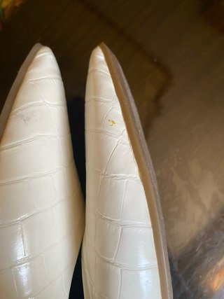 Bailarinas Glitter Blancas Talla 40
