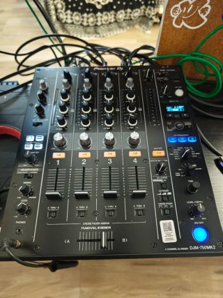 Pioneer DJM-750MK2 Mezclador DJ Negro