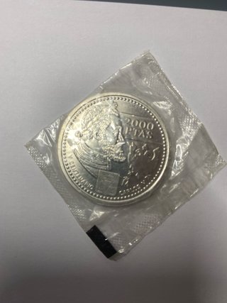 Monedas Plata 2000 Pesetas 1996 y 2000