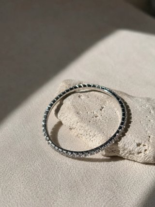 Pulsera de plata con circonitas
