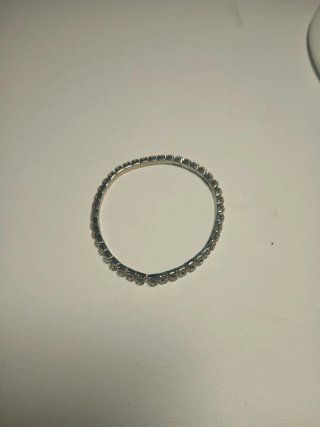 Pulsera de plata con circonitas