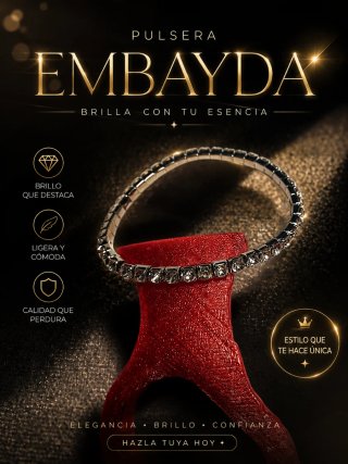 Pulsera de plata con circonitas