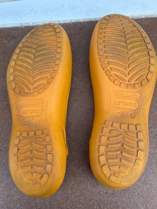 Crocs Mujer Bailarinas Naranjas