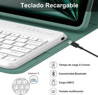 Para iPad Air 13'' M4 2026/ M3 2025/M2 2024- Verde