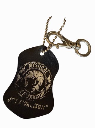 Cintura Mystical Jim Morrison Pelle Nera Argento