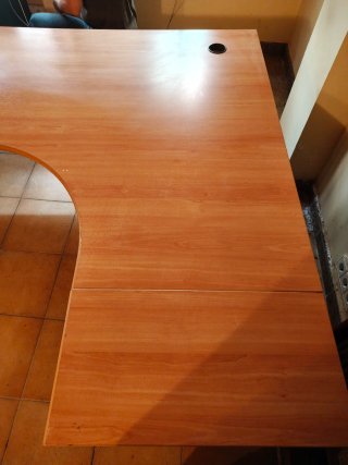 Mesa de oficina angular