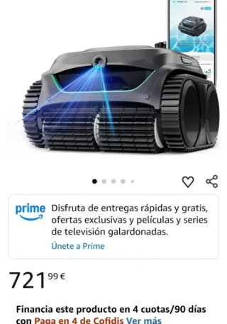 Robot Limpiafondos Wybot C2V Piscina