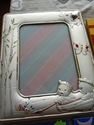Lote Mochila de rayas, mochila y marcos de regalo