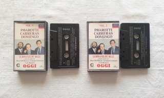 Musicassette audio Pavarotti Carreras Domingo 1/2