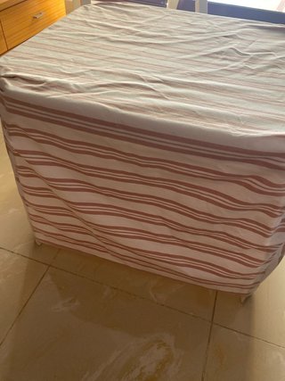 Mesa auxiliar de jardín de plástico