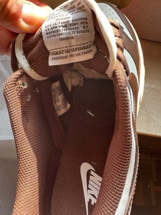 Nike Dunk Marrón y Blanco