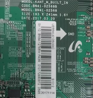 Placa Base Samsung UE55MU6105K