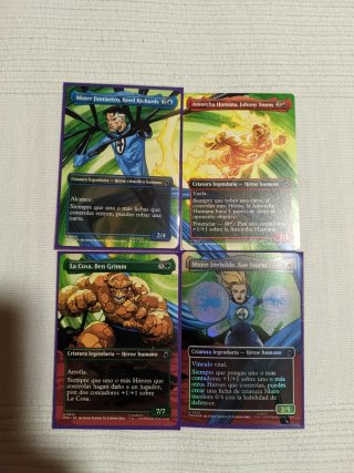 Pack  Magic 4 Fantásticos Marvel cartas
