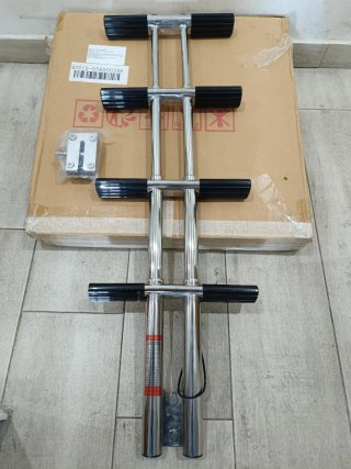 Escalera telescópica barco acero inoxidable