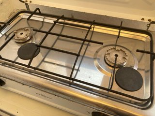 Hornillo gas 2 fuegos Vitrokitchen