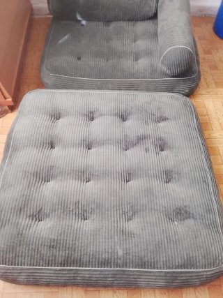 Sofá Cama Gris Corduroy