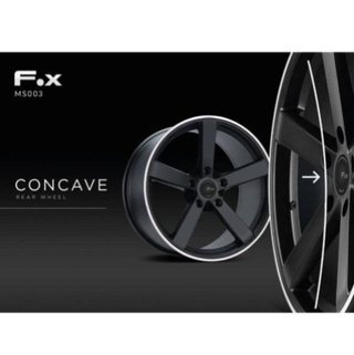 Juego de 4 Llantas 19 Fox MS003 Black Concave BM08