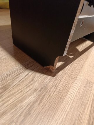 Zapatero Ikea 2 compartimentos negro-marrón