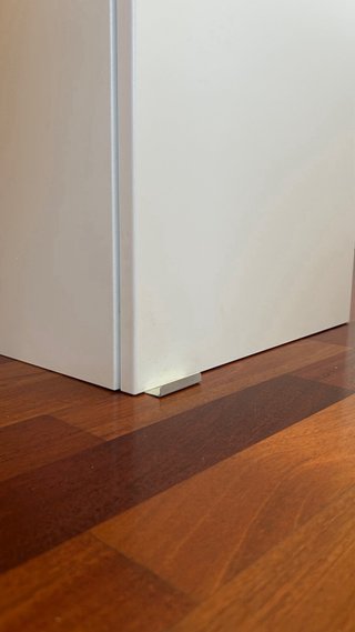 Armario de pared Ikea blanco con cristal