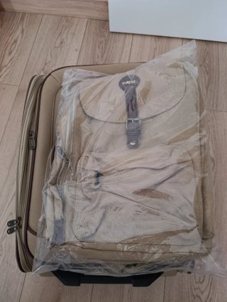 Maleta y mochila Catai beige