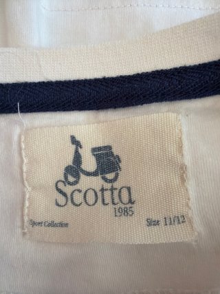 Camiseta Scotta Blanca con Bolsillo