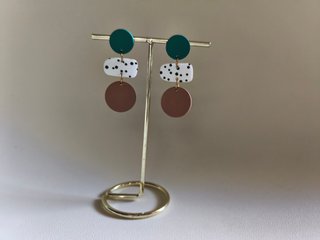 Pendientes étnicos multicolor