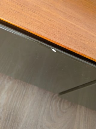 Mueble TV bajo 235 cm madera y cajón