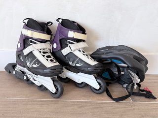 Patines en línea Oxelo y Casco
