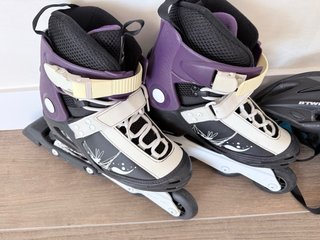 Patines en línea Oxelo y Casco