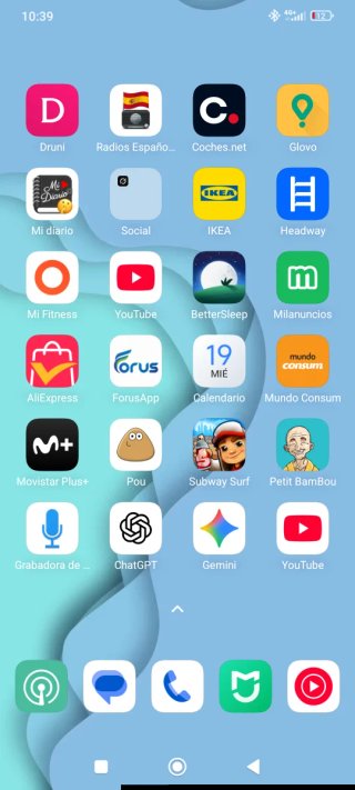 Xiaomi Móvil verde Redmi note 14.