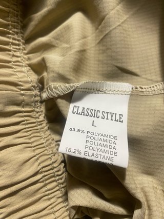 Pantalón corto beige Icon hombre