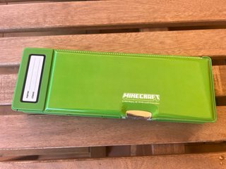 Estuche Escolar Minecraft con Calculadora