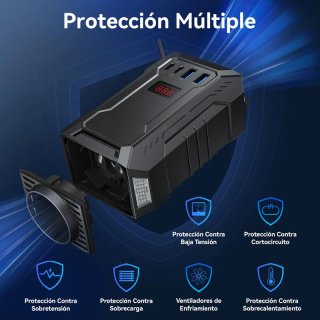 Inversor de Corriente BESTEK 400W – Onda