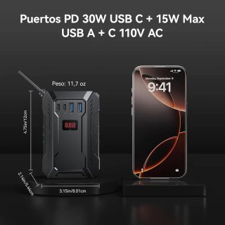 Inversor de Corriente BESTEK 400W – Onda