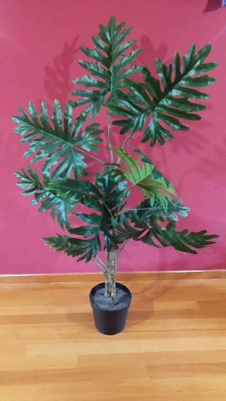 Planta artificial decorativa hojas verdes de Ikea