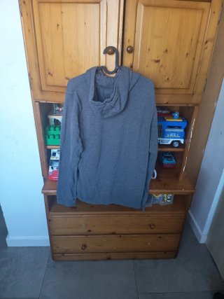 Sudadera Nike Gris y Verde