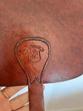 Bolso de caza Hofsattlerei Cosack cuero