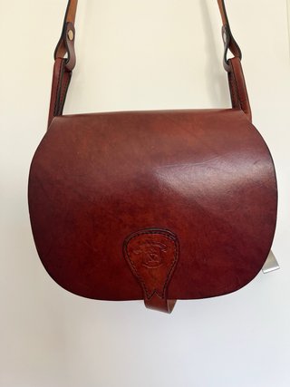 Bolso de caza Hofsattlerei Cosack cuero