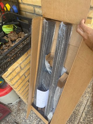 Pata de mesa cuadrada metal