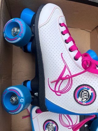Patines Tijuana Roller Blancos/Rosa/Azul