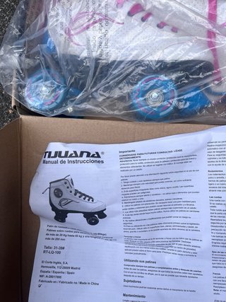 Patines Tijuana Roller Blancos/Rosa/Azul