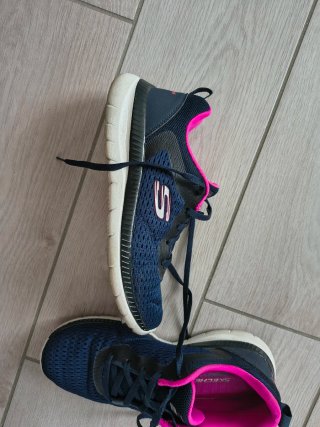 Scarpe da ginnastica Skechers blu e rosa