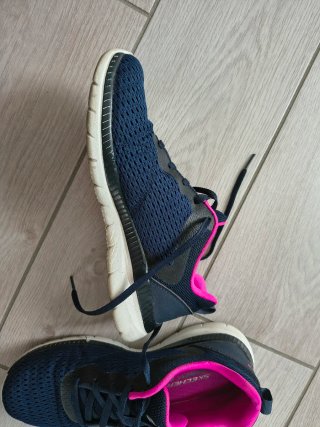 Scarpe da ginnastica Skechers blu e rosa