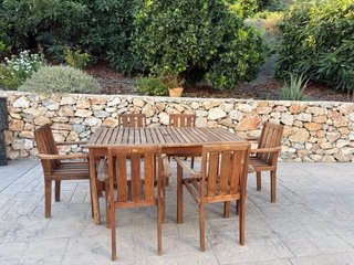 Mesa y 6 Sillas de Madera Exterior en FRIGILIANA